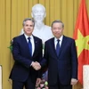 Chủ tịch nước Tô Lâm tiếp Ngoại trưởng Hoa Kỳ Antony Blinken. (Ảnh: Lâm Khánh/TTXVN)