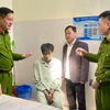 Đối tượng Lò Văn Xươm bị bắt giữ. (Ảnh: TTXVN phát)