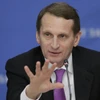 Giám đốc Cục Tình báo Đối ngoại Nga Sergei E. Naryshkin. (Ảnh: TASS/TTXVN)