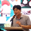 Ông Phương Đình Anh, Phó Chánh Văn phòng Điều phối Nông thôn mới Trung ương thông tin tổng quan về Chương trình OCOP Việt Nam. (Ảnh: Kim Há/TTXVN)