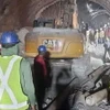 Một phần của đường hầm bị sập vào sáng 12/11, tại bang Uttarakhand, miền Bắc Ấn Độ. (Nguồn: hindustantimes) 