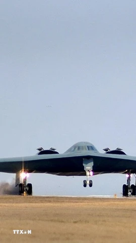 Máy bay ném bom B-2 Spirit. (Ảnh: foxnews.com/TTXVN)