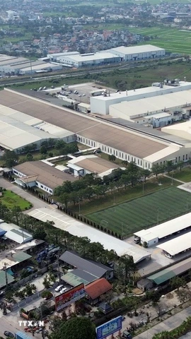 Hải Phòng có nhiều chính sách thu hút đầu tư vào các Khu công nghiệp. (Ảnh: Trần Việt/TTXVN)