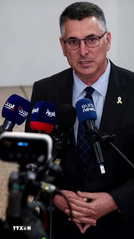 Ngoại trưởng Israel Gideon Saar. (Ảnh: REUTERS/TTXVN)