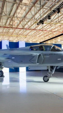 Máy bay tiêm kích F-39E Gripen. (Nguồn: Không quân Brazil)