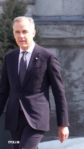 Thủ tướng Canada Mark Carney. (Ảnh: THX/TTXVN)