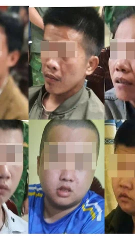 6 người nhập cảnh trái phép. (Ảnh: Biên phòng Thuận Bình cung cấp)