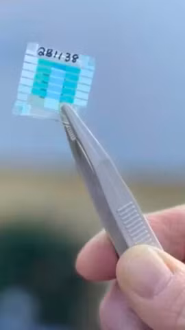 Một nguyên mẫu pin lượng tử. (Nguồn: CSIRO)