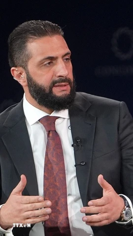 Tổng thống Syria Ahmed al-Sharaa. (Ảnh: AA/TTXVN)