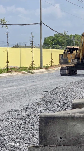 Ximăng chỉ chiếm khoảng 13% theo cấp phối thể tích của bêtông nhưng chịu trách nhiệm tới 88-90% lượng phát thải CO2 của bêtông. (Ảnh: Thanh Liêm/TTXVN)