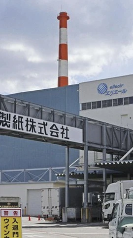 Nhà máy giấy của Tập đoàn Daio Paper tại Kani, tỉnh Gifu, Nhật Bản. (Nguồn: Kyodo)