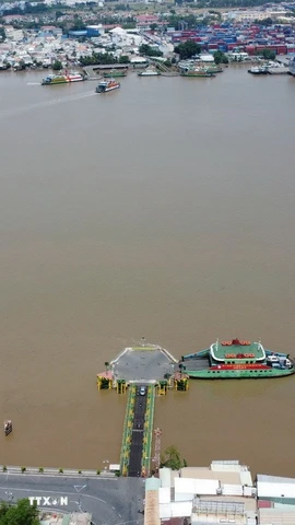 Phà Cát Lái. (Ảnh: Công Phong/TTXVN)