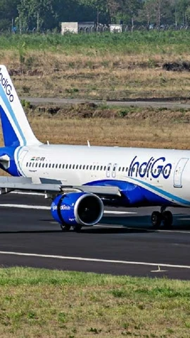 Máy bay của hãng IndiGo. (Nguồn: Telegraph India)