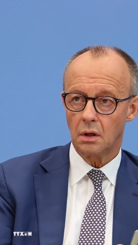 Thủ tướng Đức Friedrich Merz. (Ảnh: THX/TTXVN)