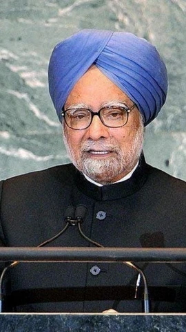 Ông Manmohan Singh, lúc đương nhiệm Thủ tướng Ấn Độ, phát biểu tại phiên họp của Đại hội đồng Liên hợp quốc ở New York (Mỹ). (Ảnh: ANI/TTXVN)