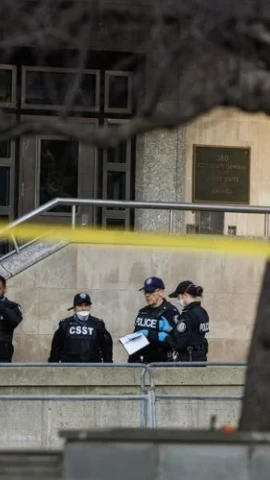 Cảnh sát Toronto đang điều tra vụ nổ súng tại lãnh sự quán Mỹ. (Nguồn: Toronto Star)