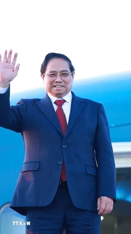 Thủ tướng Phạm Minh Chính rời thủ đô Moskva về nước, kết thúc tốt đẹp chuyến thăm chính thức Liên bang Nga. (Ảnh: Dương Giang/TTXVN)