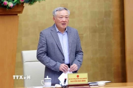 Phó Thủ tướng Thường trực Chính phủ Nguyễn Hòa Bình, Chủ tịch Hội đồng tư vấn đặc xá năm 2025. (Ảnh: Phạm Kiên/TTXVN)