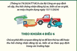 Từ ngày 1/1/2025: Những điều cần lưu ý về đăng ký xe với chủ xe