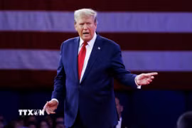 Tổng thống Mỹ Donald Trump. (Ảnh: THX/TTXVN)