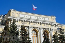 Trụ sở Ngân hàng Trung ương Nga ở Moskva. (Ảnh: Shutterstock/TTXVN)