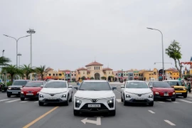 Người dân các tỉnh, thành thích dàn xe điện Việt diễu hành khắp phố phường