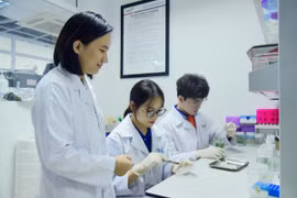 Giảng viên và sinh viên. (Nguồn: USTH)