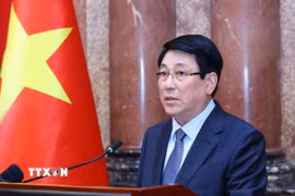 Chủ tịch nước Lương Cường. (Ảnh: Lâm Khánh/TTXVN)