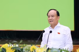 Chủ tịch HĐND Thành phố Hà Nội Nguyễn Ngọc Tuấn. (Ảnh: TTXVN phát)