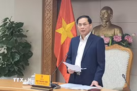 Phó Thủ tướng Bùi Thanh Sơn làm Trưởng Ban tổ chức P4G. (Ảnh: Chu Thanh Vân/TTXVN)