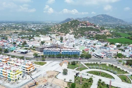 Vùng đất giàu truyền thống cách mạng huyện Ninh Hải, tỉnh Ninh Thuận, được công nhận đạt chuẩn huyện nông thôn mới. (Ảnh: Nguyễn Thành/TTXVN)