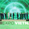 Lễ công bố hợp tác giữa Trung tâm Đổi mới sáng tạo Quốc gia (NIC) với Hiệp hội bán dẫn toàn cầu (SEMI) và các đối tác nhằm phát triển ngành công nghiệp bán dẫn tại Việt Nam. (Ảnh: Tuấn Anh/TTXVN)