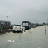 Ngập úng tại tỉnh Thanh Hóa. (Nguồn: TTXVN)