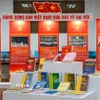 Triển lãm diễn ra từ ngày 26/1-26/2/2026, giới thiệu 800 tư liệu về Đảng Cộng sản Việt Nam qua các kỳ Đại hội. (Ảnh: Khánh Hòa/TTXVN)