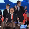 Ông Karol Nawrocki (giữa) phát biểu tại Warsaw (Ba Lan), ngày 1/6/2025. (Ảnh: PAP/TTXVN)