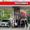 Các trạm xăng ở Indonesia. (Ảnh: Minh Thái/TTXVN)