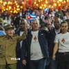 Đại tướng Raúl Castro Ruz, Chủ tịch Miguel Díaz-Canel. (Ảnh: TTXVN phát)