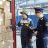 Lực lượng Hải quan cửa khẩu Chi Ma (Lạng Sơn). (Ảnh: Quang Duy/TTXVN)