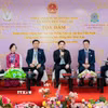 Các diễn giả tại tọa đàm. (Ảnh: TTXVN phát)