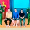 3 đối tượng nước ngoài bị bắt giữ tại Đồn Biên phòng Lò Gò - Bộ đội Biên phòng tỉnh Tây Ninh. (Ảnh: TTXVN phát)