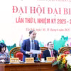 Đồng chí Phạm Tất Thắng, Uỷ viên Trung ương Đảng, Phó Trưởng Ban Tuyên giáo và Dân vận Trung ương điều hành Đại hội. (Ảnh: Phương Hoa/TTXVN)