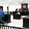 Quang cảnh phiên tòa. (Ảnh: TTXVN phát)