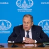 Ngoại trưởng Nga Sergei Lavrov phát biểu trong cuộc họp báo ở Moskva. (Ảnh: THX/TTXVN)