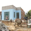Căn nhà trong "Chiến dịch Quang Trung" đang dần được hoàn thiện nhằm đảm bảo được bàn giao cho gia đình anh Thái Minh Thoại, thôn Phú Thái, xã Hàm Thuận Bắc (tỉnh Lâm Đồng) vào ngày 8/1 tới. (Ảnh: Hồng Hiếu/TTXVN)