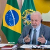 Tổng thống Brazil Lula da Silva phát biểu tại Brasilia. (Ảnh: THX/TTXVN)