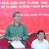 Thiếu tướng Nguyễn Quốc Toản, Chánh Văn phòng Bộ Công an. (Ảnh: Phương Hoa/TTXVN) 