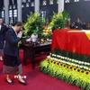 Đoàn đại biểu cấp cao Lào viếng nguyên Chủ tịch nước Trần Đức Lương