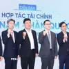 Các diễn giả tham gia Diễn đàn Hợp tác Tài chính Việt Nam-Hàn Quốc. (Ảnh: Hứa Chung/TTXVN)
