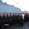 Triều Tiên: Hoành tráng lễ hạ thủy tàu khu trục đa năng mới