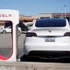 Xe ô tô điện của hãng Tesla. (Ảnh: THX/TTXVN)